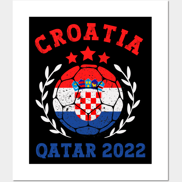 Croatia World Cup Wall Art by footballomatic